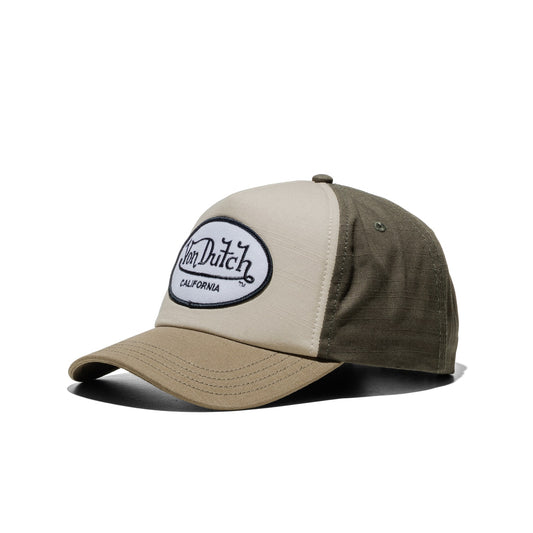 Von Dutch Snapback Cap Light Green/Olive Green  - VD_0_CAS1_JAC_TOI1