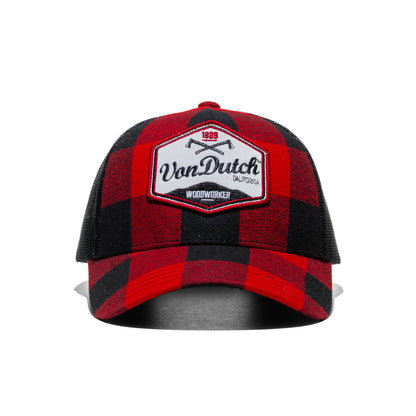 Von Dutch Trucker Cap Red/Black  - VD_1_CB_CAR_01