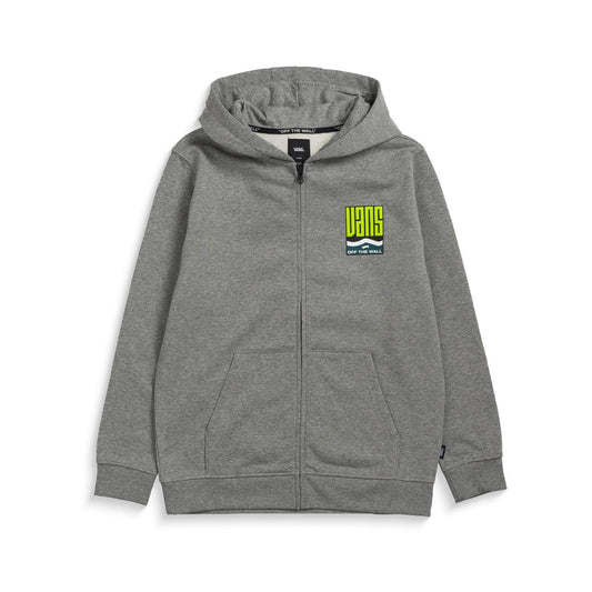 Vans Boys FZ Hoodie Dark Grey Heather  - VN00002702F1