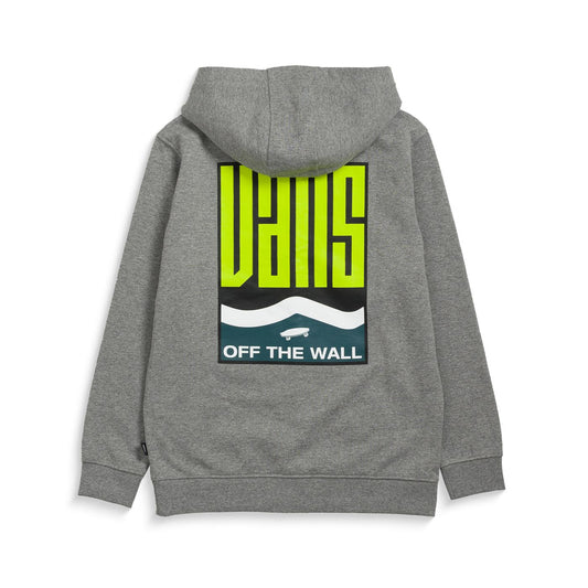Vans Boys FZ Hoodie Dark Grey Heather  - VN00002702F1