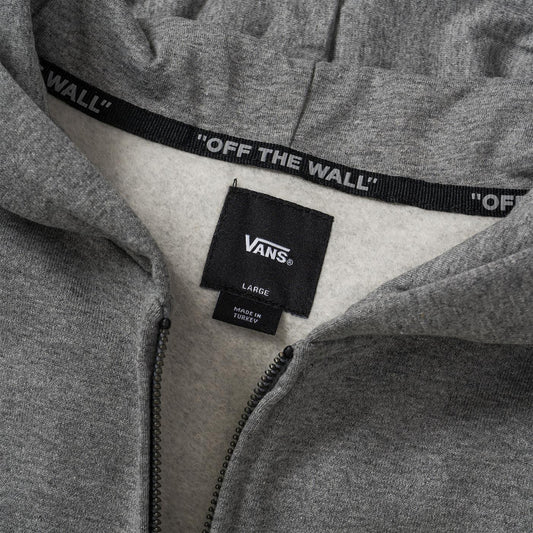 Vans Boys FZ Hoodie Dark Grey Heather  - VN00002702F1