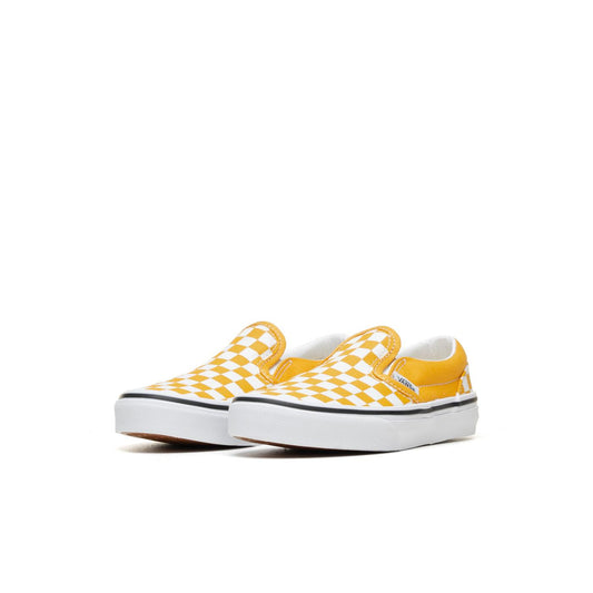 Vans Classic Slip-On Color Theory Checkerboard Golden Glow  - VN0005WWLSV1