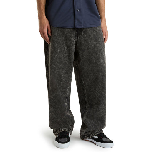 Vans Check-5 Baggy Denim Pant Stonewash Black  - VN0008NAE901