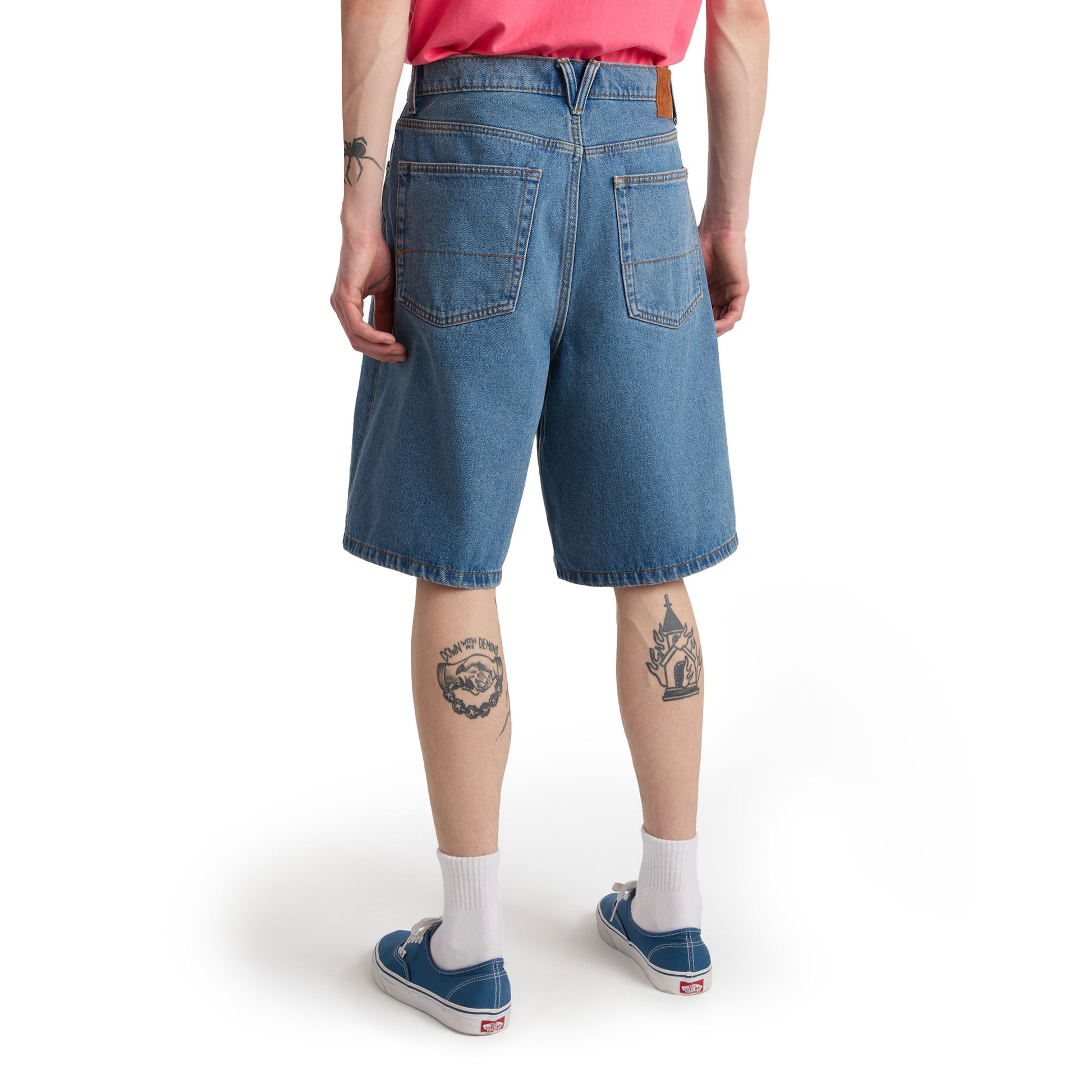 Vans Check-5 Baggy Denim Short Stonewash/Blue  - VN000C9VCDX1