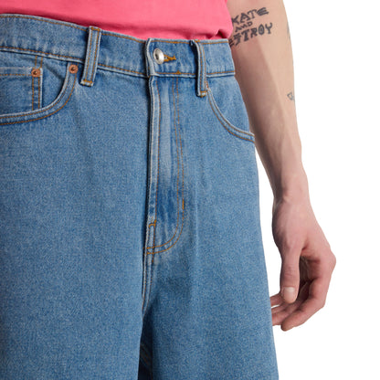 Vans Check-5 Baggy Denim Short Stonewash/Blue  - VN000C9VCDX1