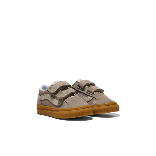 Vans Old Skool V Neutral Block Gray/Gum  - VN000CPZ0CS1