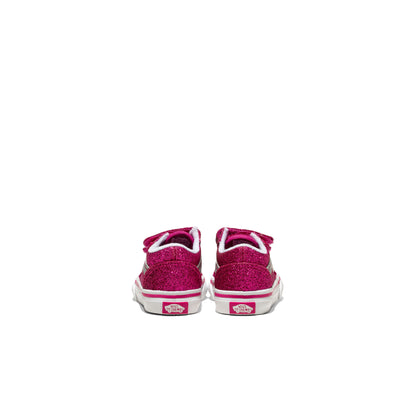 Vans Old Skool V Glitter Raspberry Rose  - VN000CTGYLZ1
