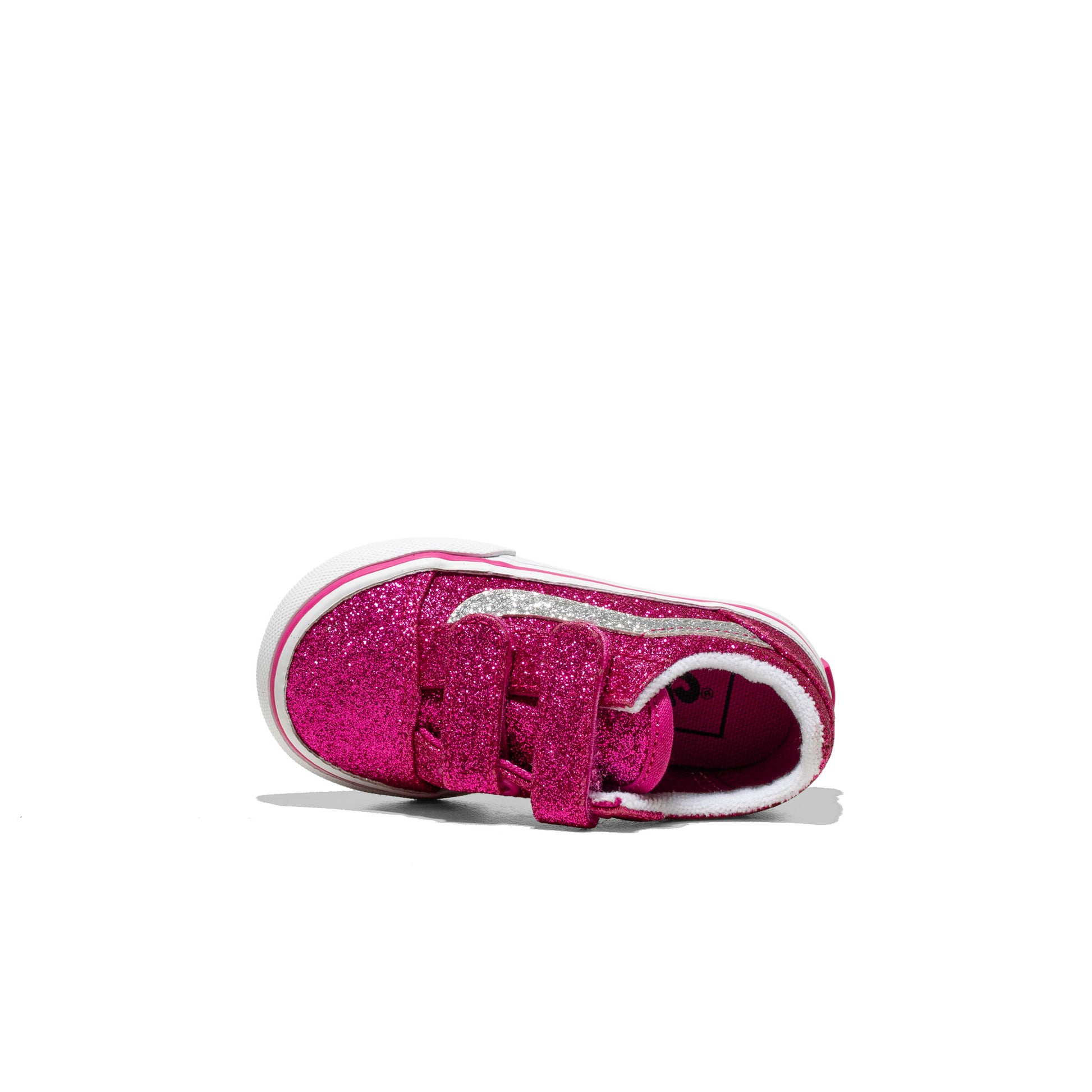 Vans Old Skool V Glitter Raspberry Rose  - VN000CTGYLZ1