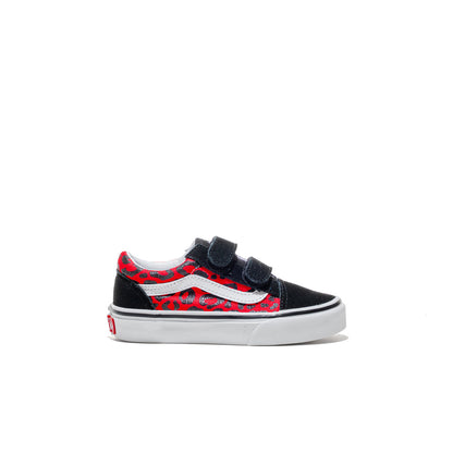 Vans Old Skool V Glitter Leopard Diva Pink  - VN000CYAFOC1