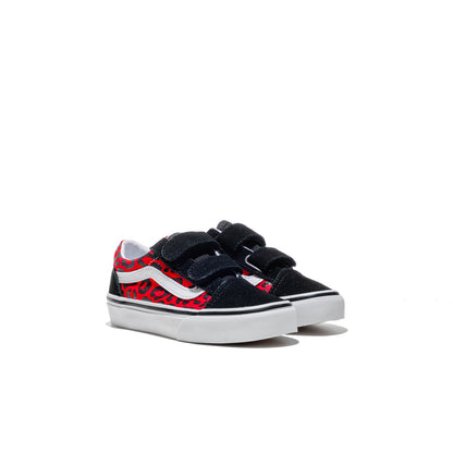 Vans Old Skool V Glitter Leopard Diva Pink  - VN000CYAFOC1