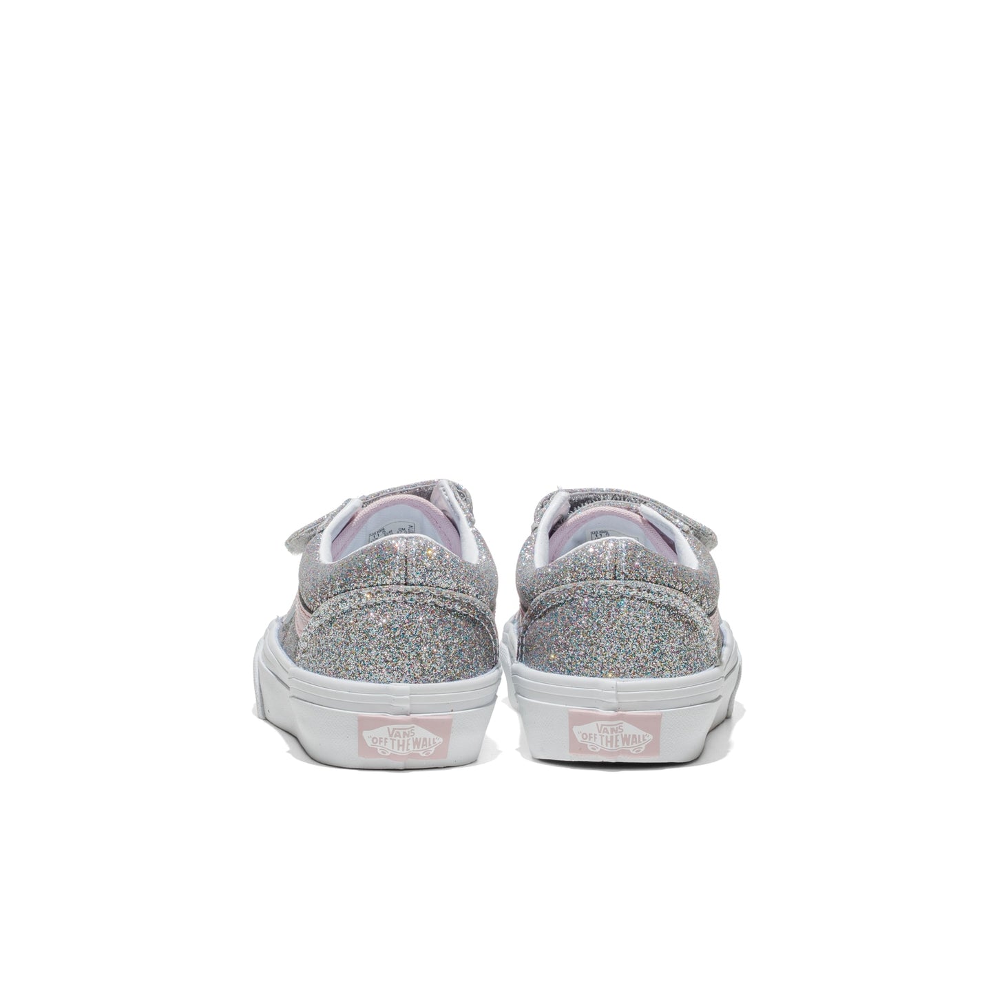 Vans Old Skool V Glitter Silver/Pale Petal  - VN000CYAHN31