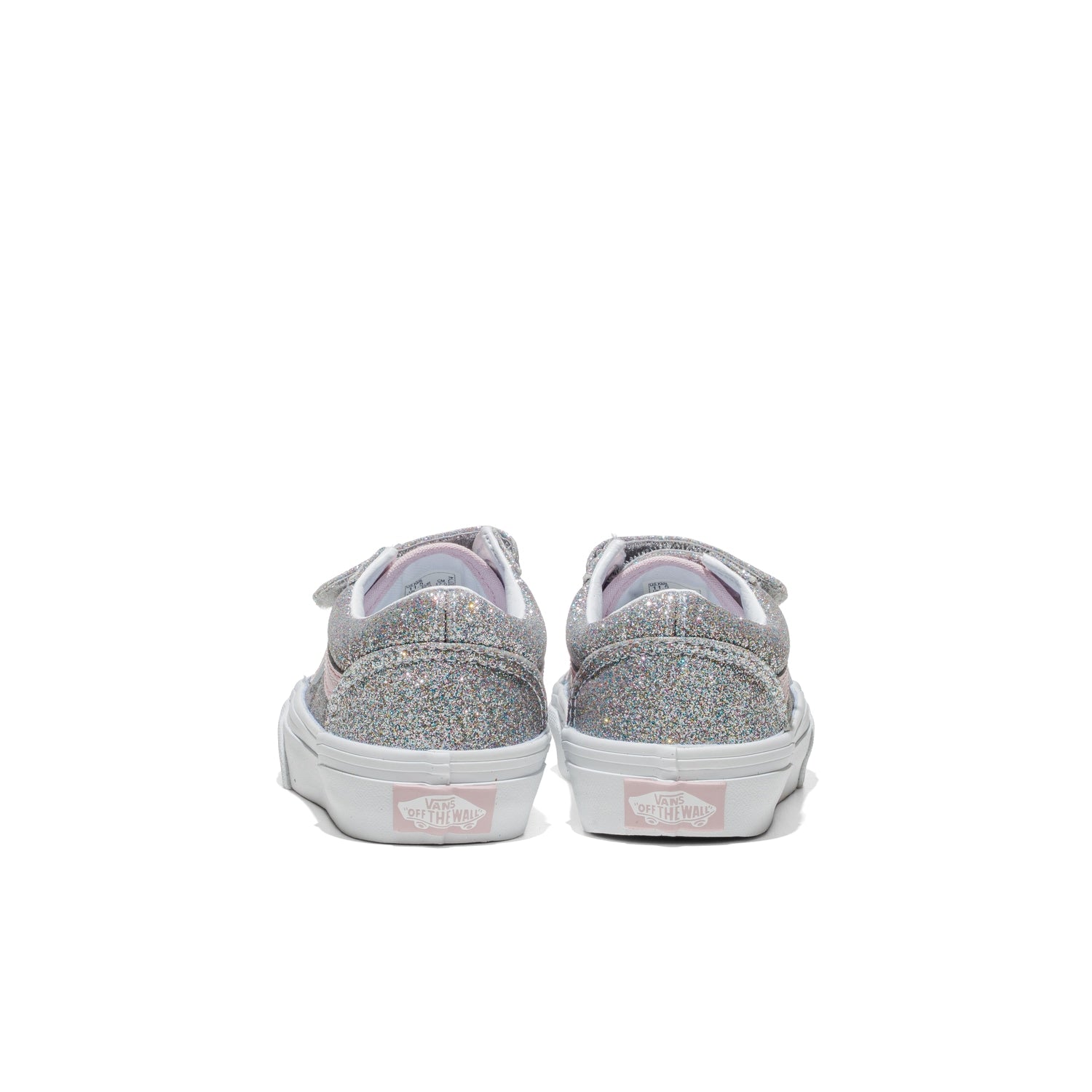 Vans Old Skool V Glitter Silver/Pale Petal  - VN000CYAHN31