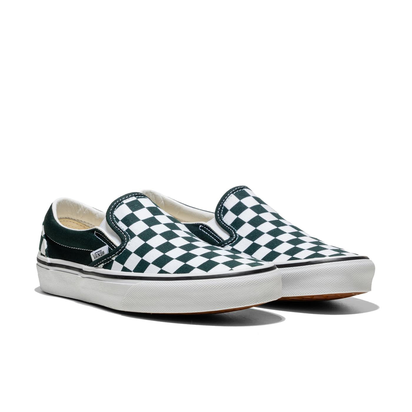 Vans Classic Slip-On Color Theory Checkerboard Scarab  - VN000D5PPRM1