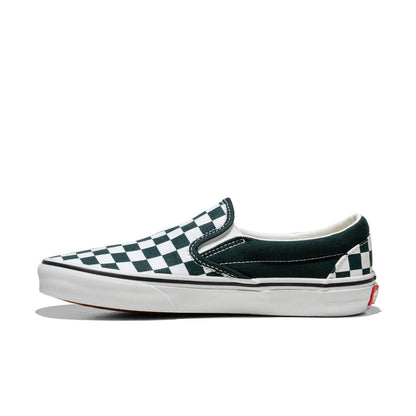 Vans Classic Slip-On Color Theory Checkerboard Scarab  - VN000D5PPRM1