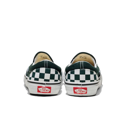 Vans Classic Slip-On Color Theory Checkerboard Scarab  - VN000D5PPRM1