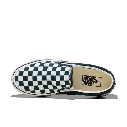 Vans Classic Slip-On Color Theory Checkerboard Scarab  - VN000D5PPRM1