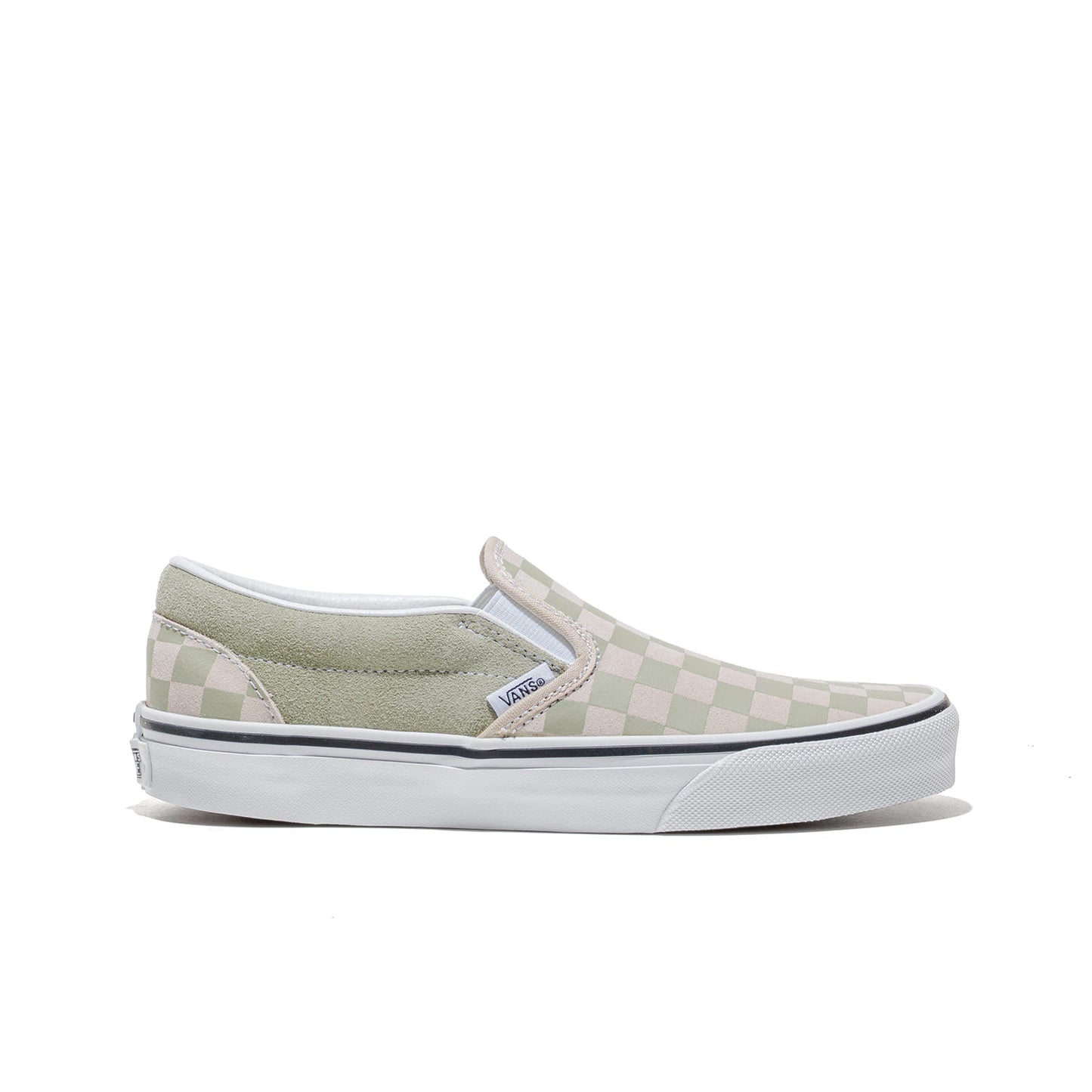Vans Classic Slip-On Checkerboard Soft Sage  - VN000D6YFSG1