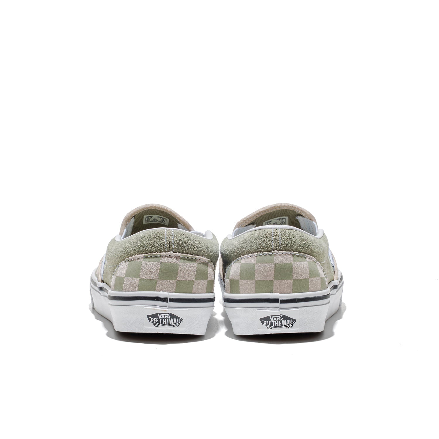 Vans Classic Slip-On Checkerboard Soft Sage  - VN000D6YFSG1