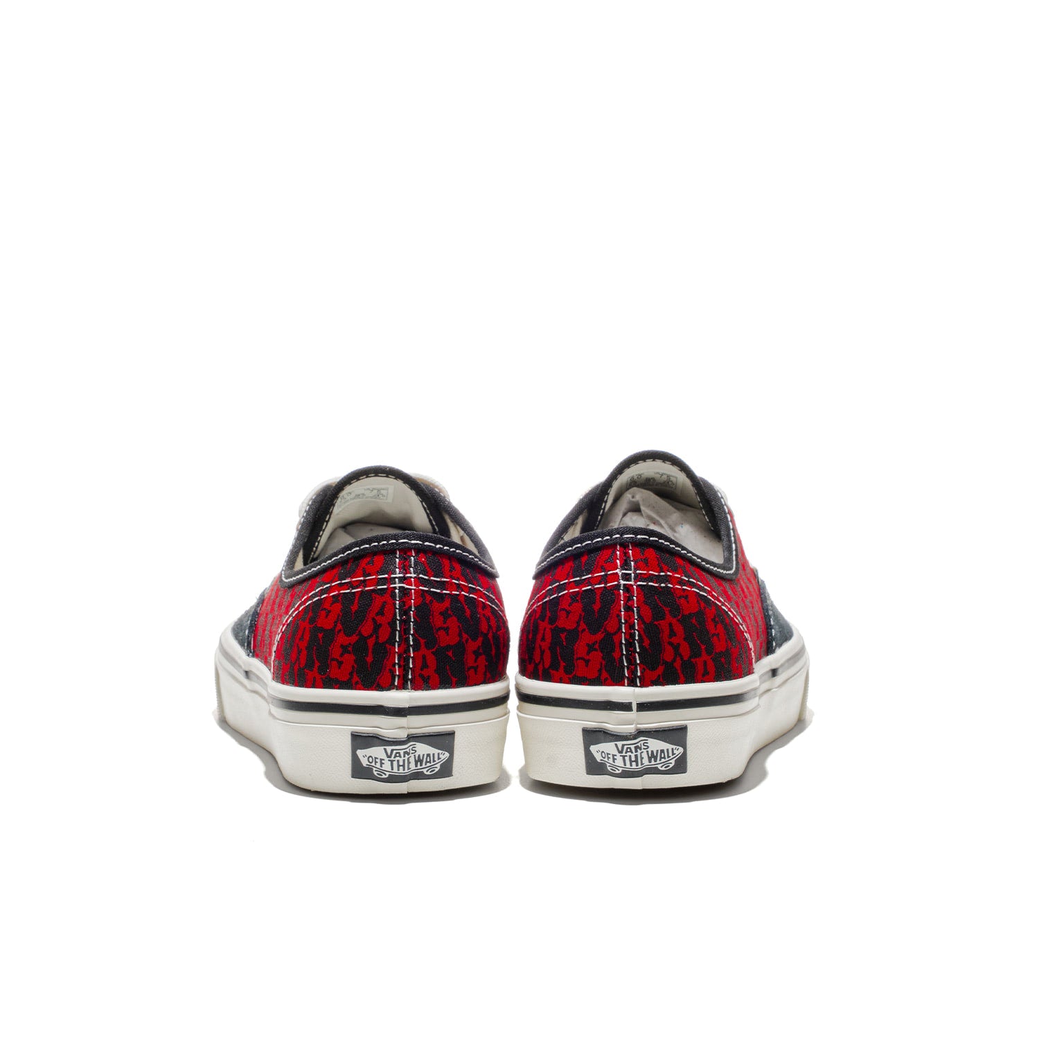 Vans Authentic Black/Racing Red  - VN000EGABRR1