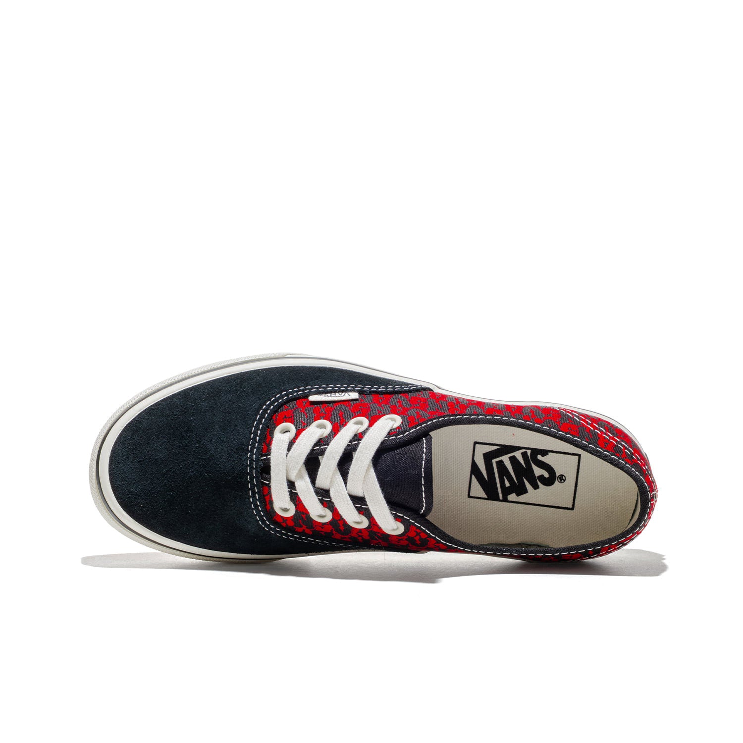 Vans Authentic Black/Racing Red  - VN000EGABRR1