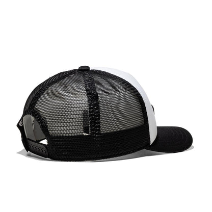 Vans Boys Classic Patch Curved Bill Trucker Black/White  - VN000EY0Y281