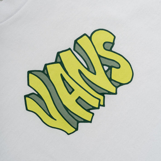 Vans Boys Tag BFF Tee White  - VN000GAQWHT1