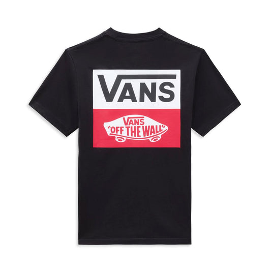 Vans Boys OG Logo SS T-Shirt Black  - VN000GDGBLK1
