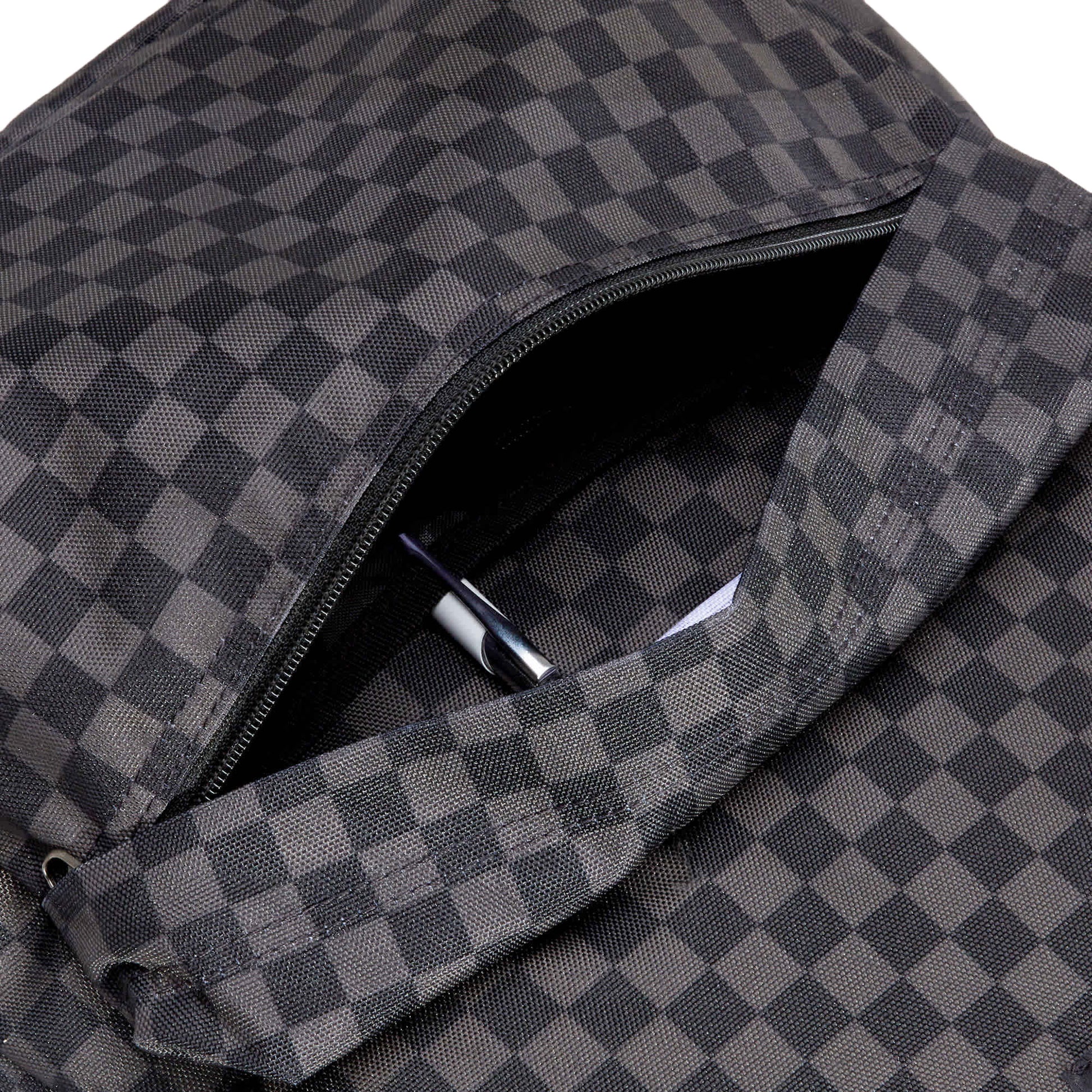 Vans Old Skool Checkerboard Backpack Black/Charcoal  - VN000H4XBA51