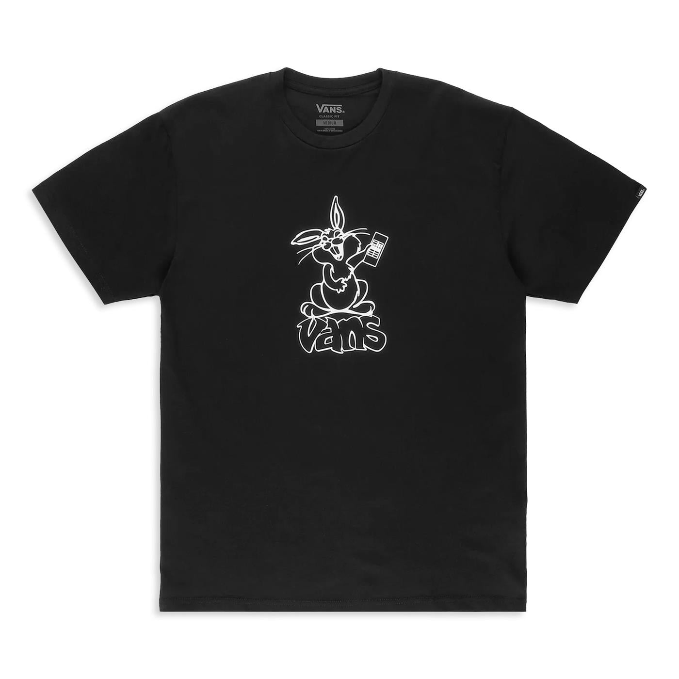 Vans Crazy Eddy SS Tee Black  - VN000HFNBLK1