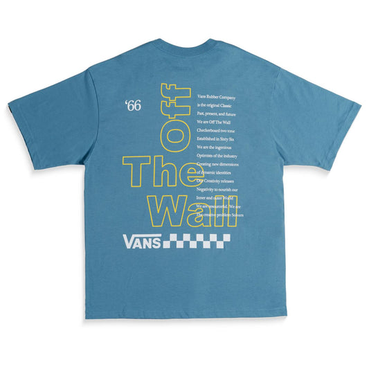Vans Posted SS Tee Bluestone  - VN000HFTJCN1