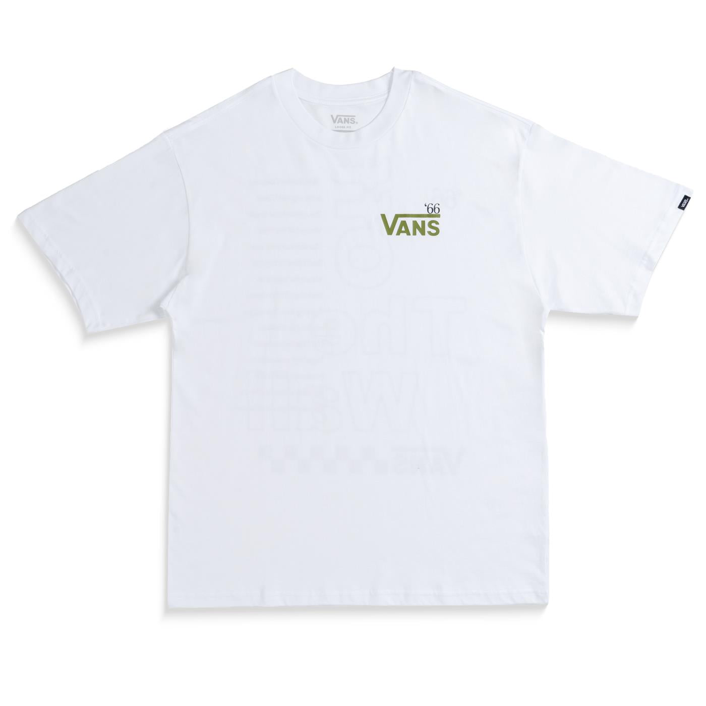 Vans Posted SS Tee White  - VN000HFTWHT1