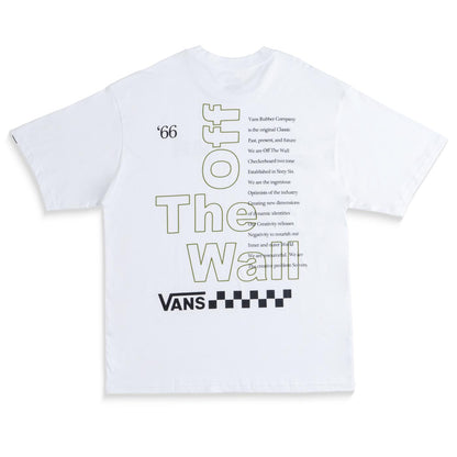Vans Posted SS Tee White  - VN000HFTWHT1