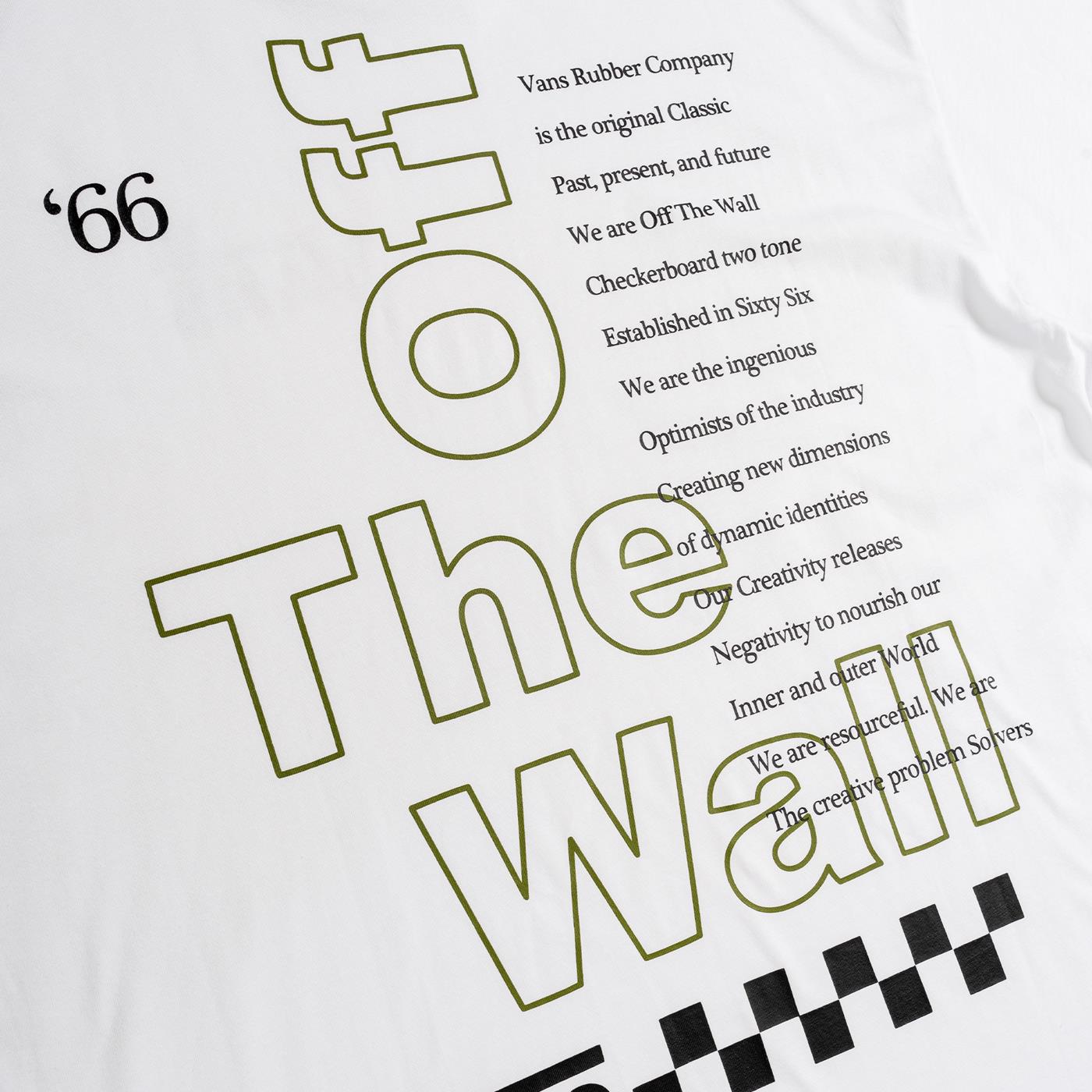 Vans Posted SS Tee White  - VN000HFTWHT1