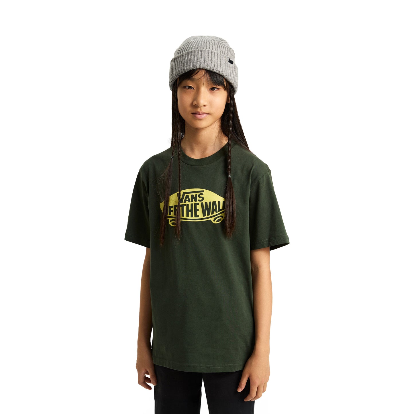 Vans Boys Style 76 SS Tee Dried Kelp  - VN000IVEEMU1