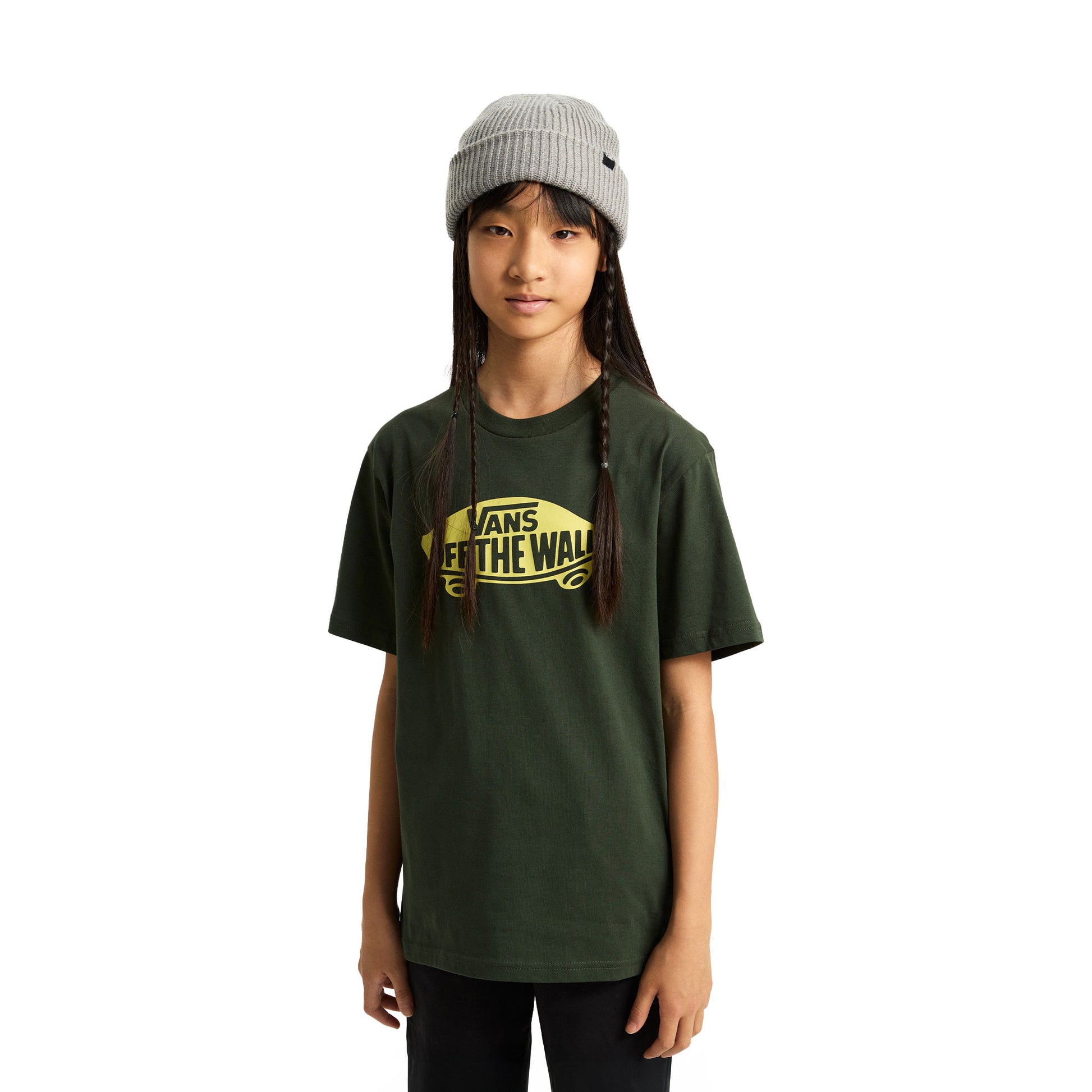 Vans Boys Style 76 SS Tee Dried Kelp  - VN000IVEEMU1
