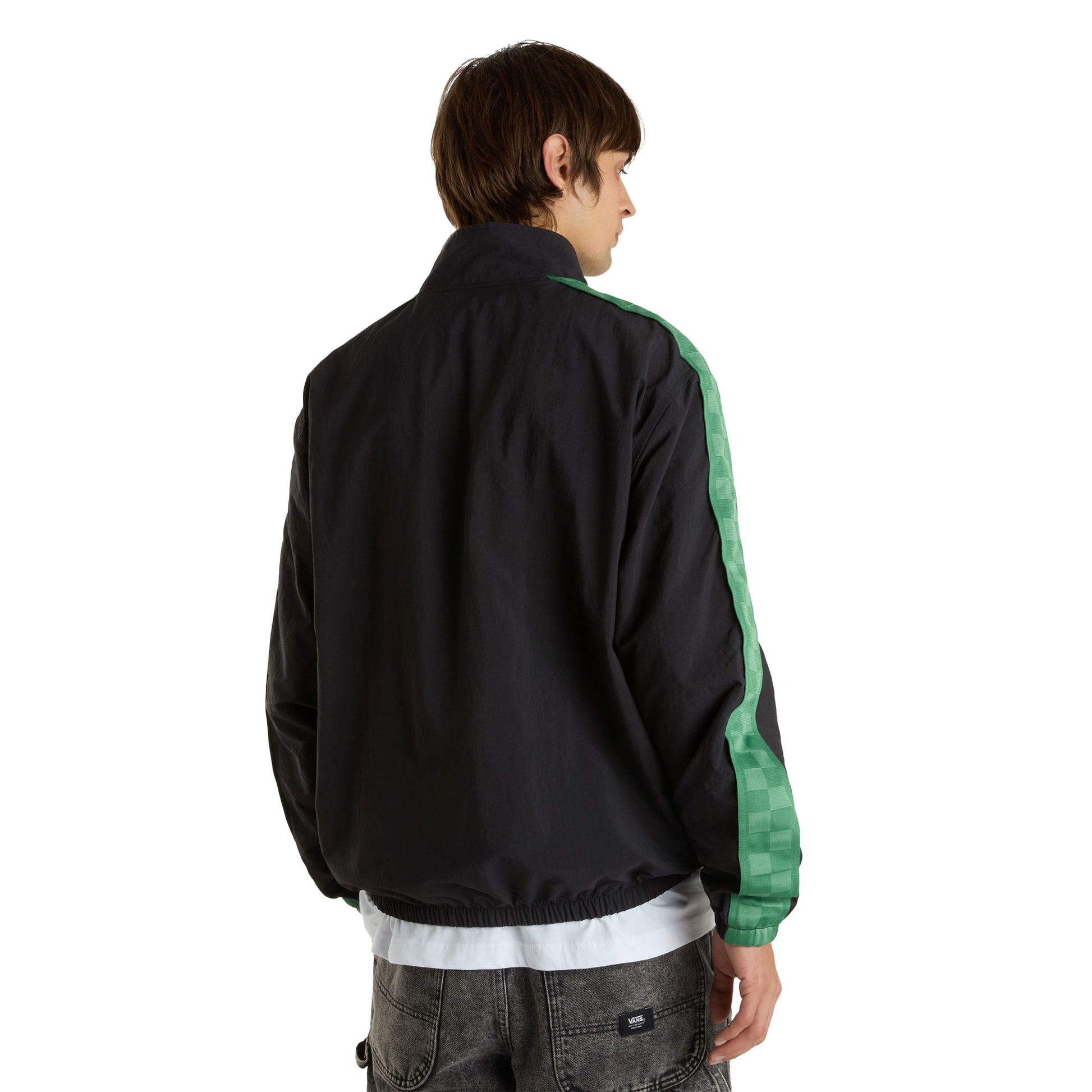 Vans Scanner Nylon Loose Track Jacket Black  - VN000KUZBLK1