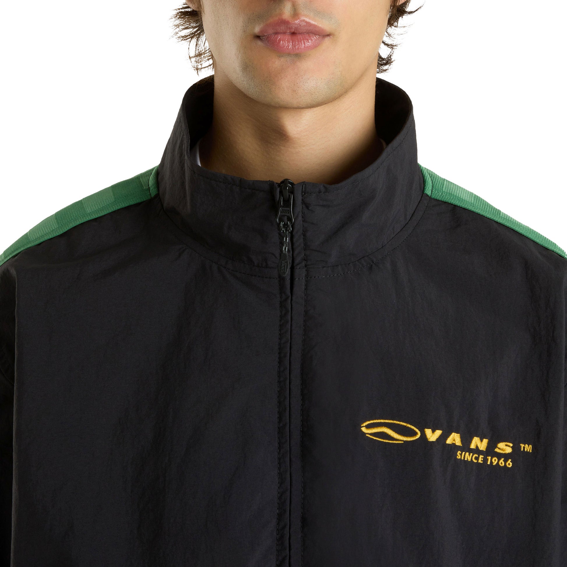 Vans Scanner Nylon Loose Track Jacket Black  - VN000KUZBLK1