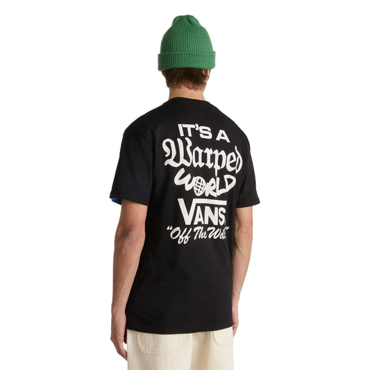 Vans Warped World SS Tee Black  - VN000M5EBLK1