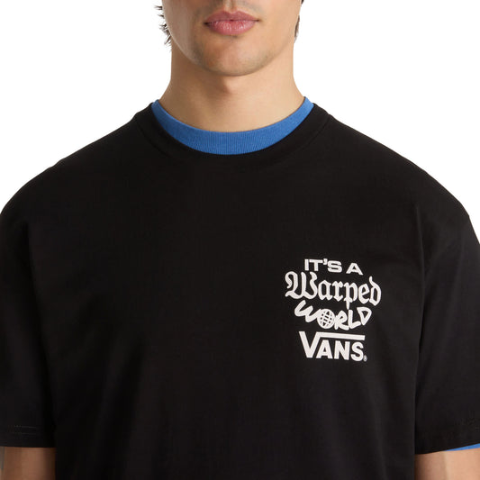 Vans Warped World SS Tee Black  - VN000M5EBLK1