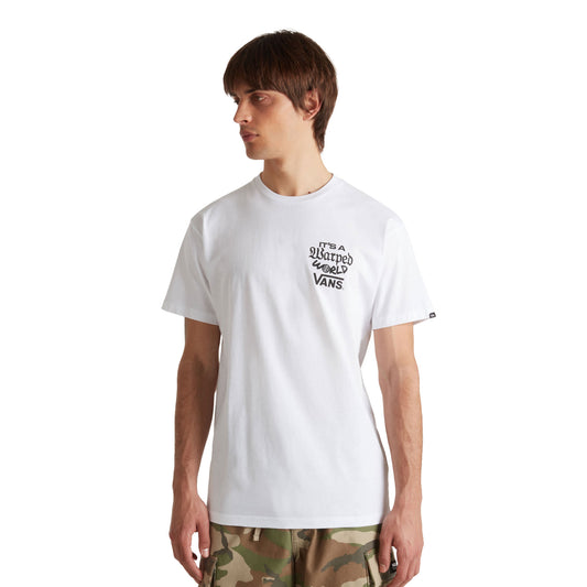 Vans Warped World SS Tee White  - VN000M5EWHT1