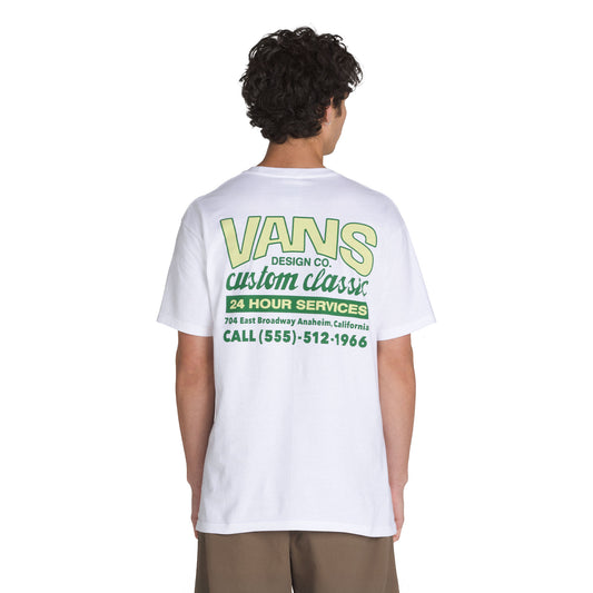 Vans Shop Front SS Tee White  - VN000M60WHT1
