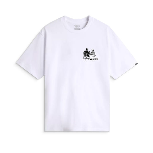 Vans Fine Dining SS Tee White  - VN000M6BWHT1
