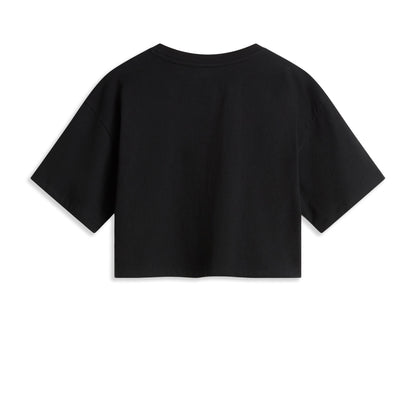 Vans Grinning Face SS Relax Crop Tee Black  - VN000MC5BLK1