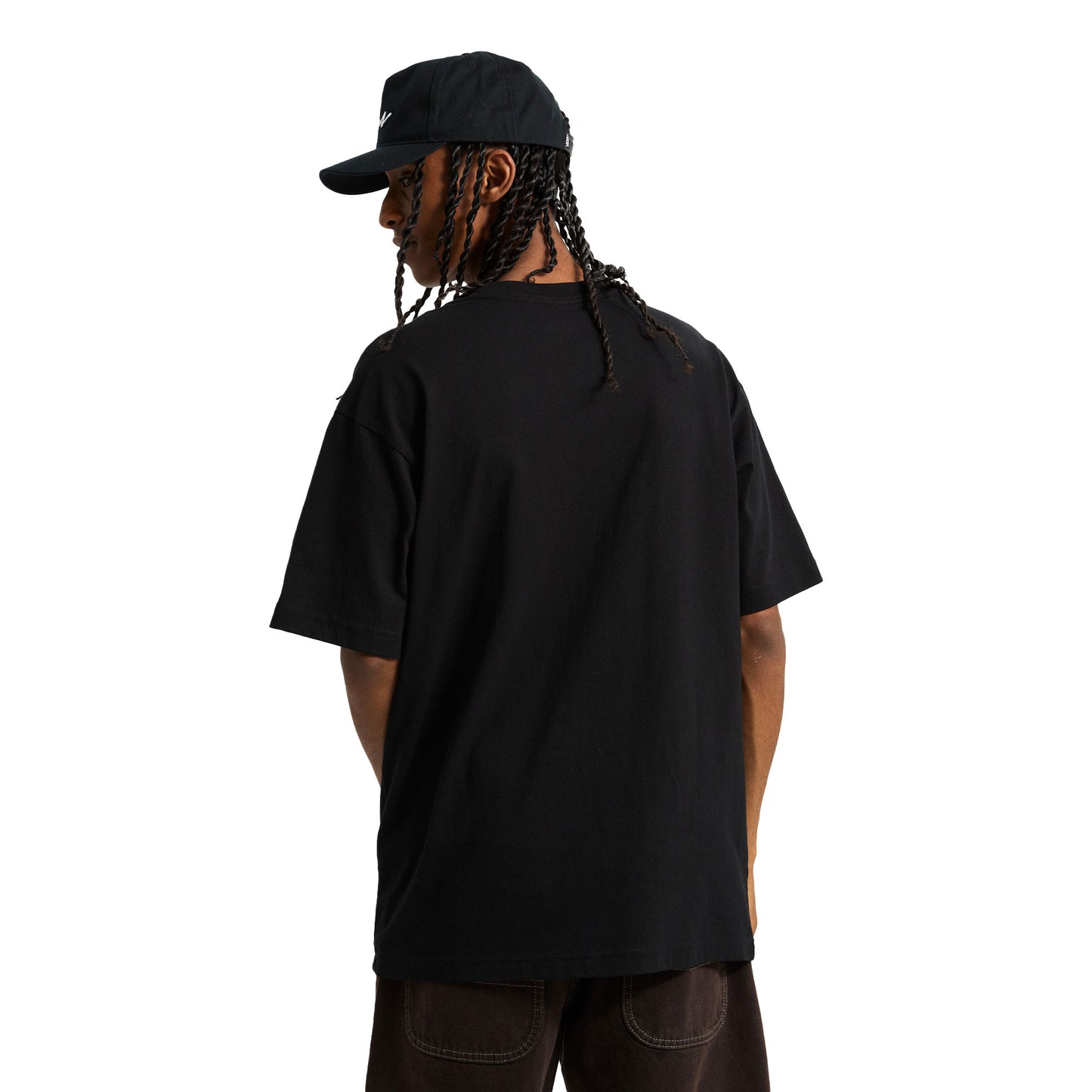 Vans Left Chest II Loose SS Tee Black  - VN000P1PBLK1