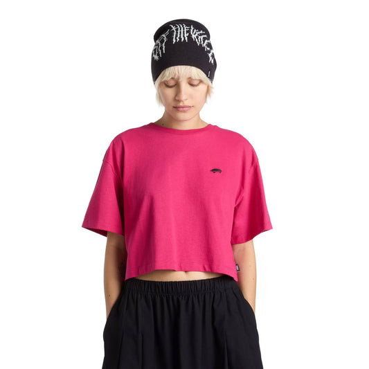 Vans W Salton Relax Crop SS Tee Cherries Jubilee  - VN000P5QC9L1