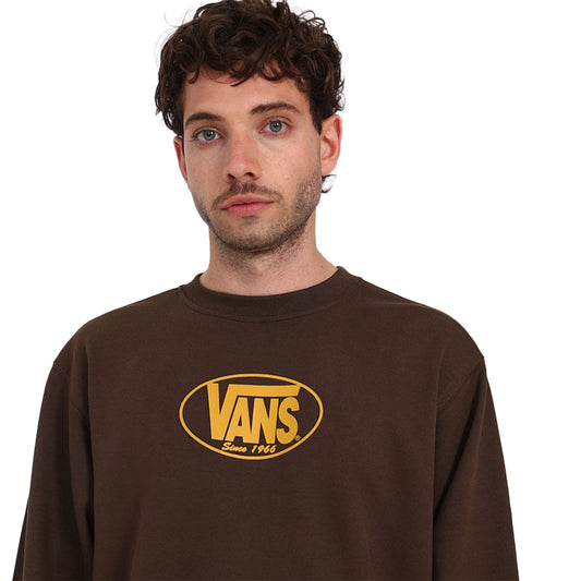 Vans Classic Oval Crew Coal Brown  - VN000P8HEMP1