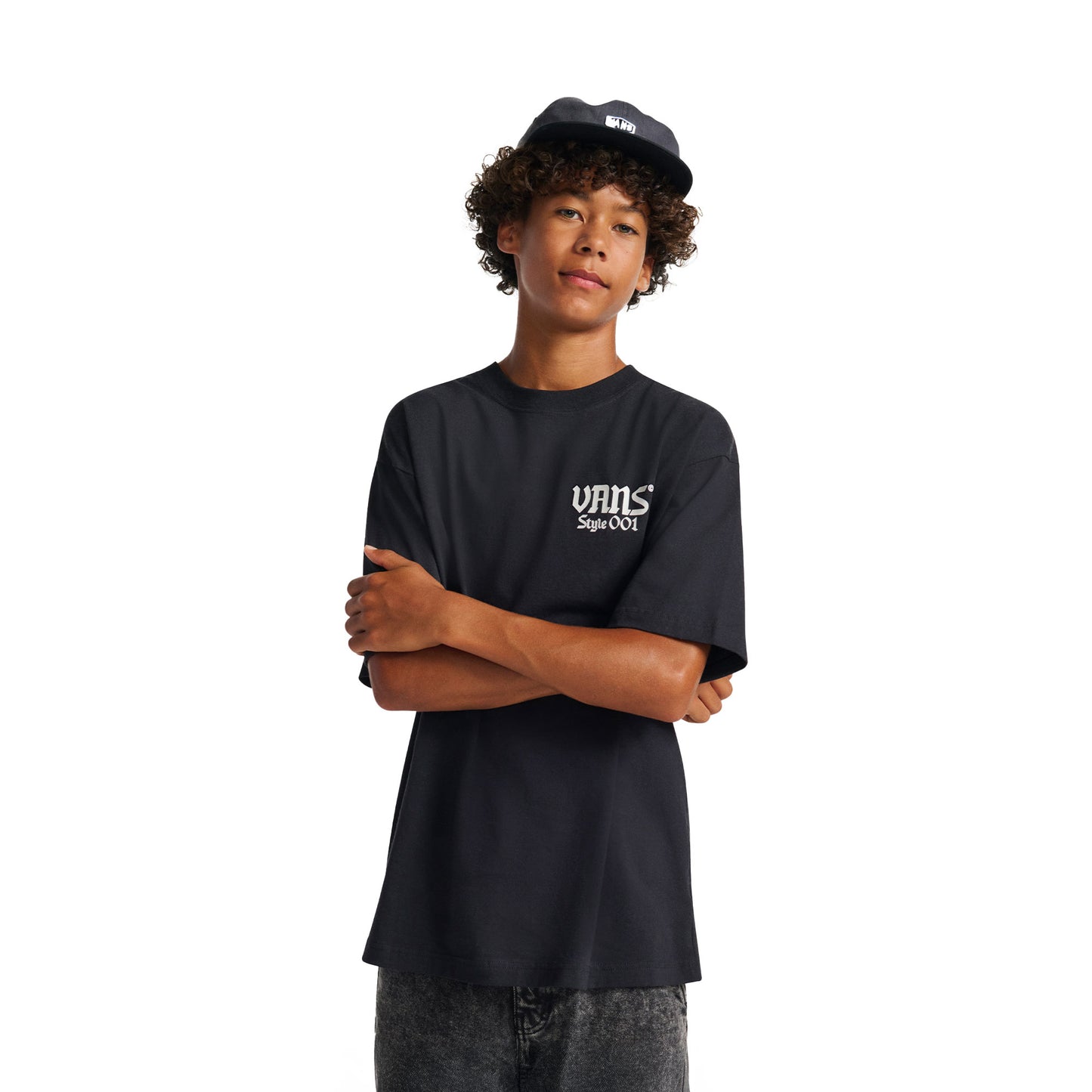 Vans Style 001 SS Tee Black  - VN000PB8BLK1