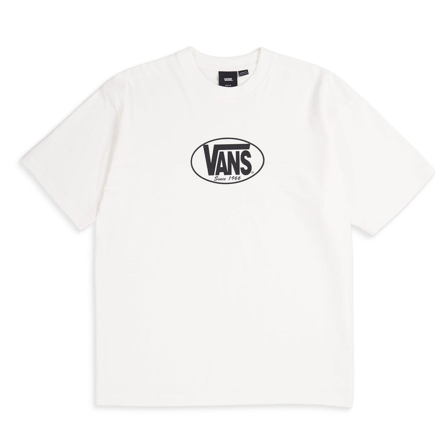 Vans Original Standards Oval Tee White/Black  - VN000PFGYB21