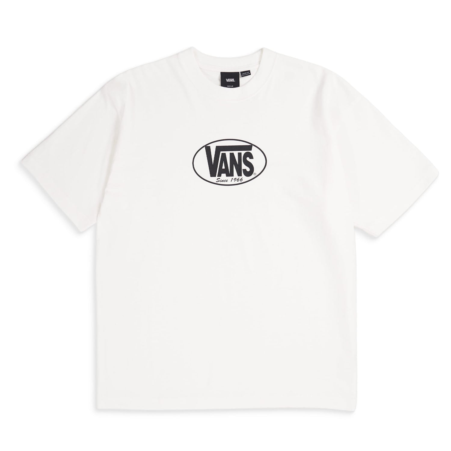 Vans Original Standards Oval Tee White/Black  - VN000PFGYB21