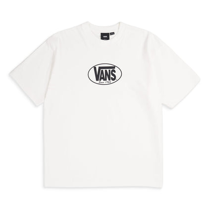 Vans Original Standards Oval Tee White/Black  - VN000PFGYB21